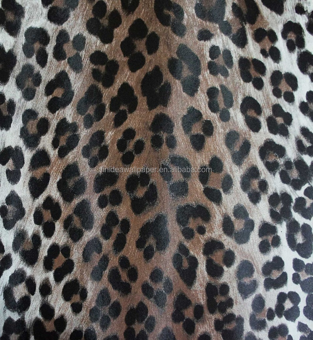 Nieuwe cool design luipaard patroon pvc decoratief behang voor ...