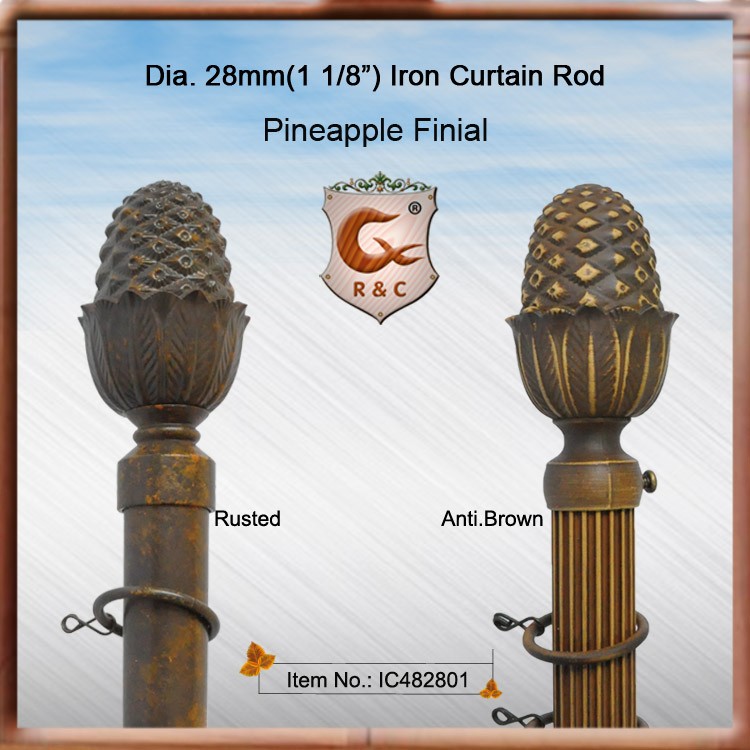 28mm-Iron-Curtain-Rod-Pineapple-Finial-x3.jpg
