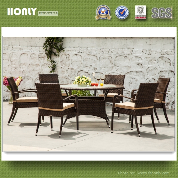 Luxury modern dining table set metal frame glass dining table set