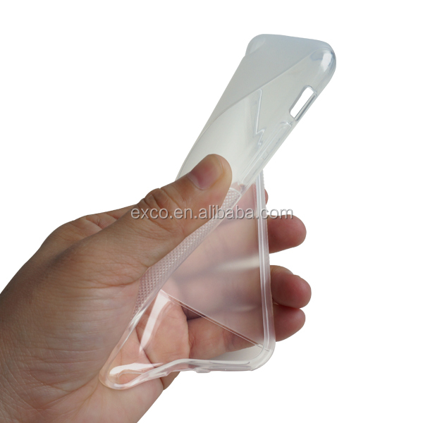 超薄型スリムマットつや消し0.3mm透明な透明なソフトtpuカバーケースiphone用6仕入れ・メーカー・工場