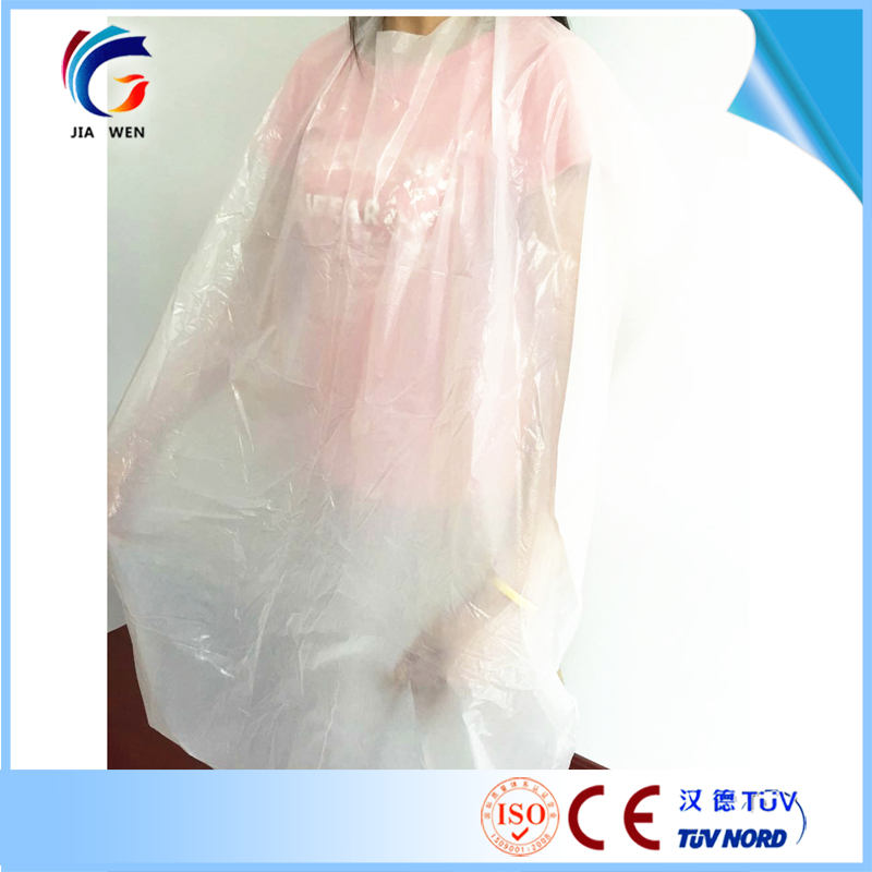 Disposable Salon Cape Hairdressing Plastic Capes Haircutting Waterproof