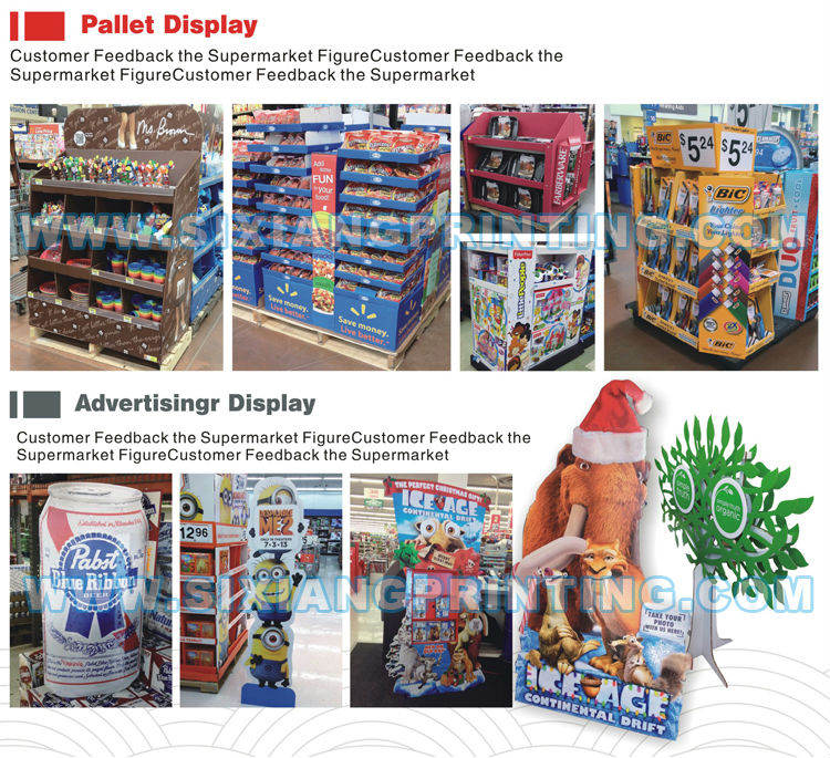 Triangular chew gum pallet display equipment design