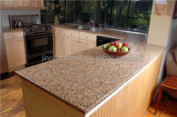 Fabricación de los topes de concreto pulido granito barato/cocina ... Cocinas con tope de granito negro