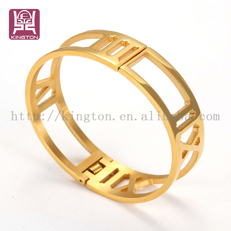 fashion 24k white gold bangles dubai jewelry description
