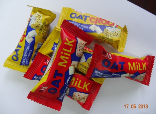 high efficient and durable oatmeal chocolate processing line for sale