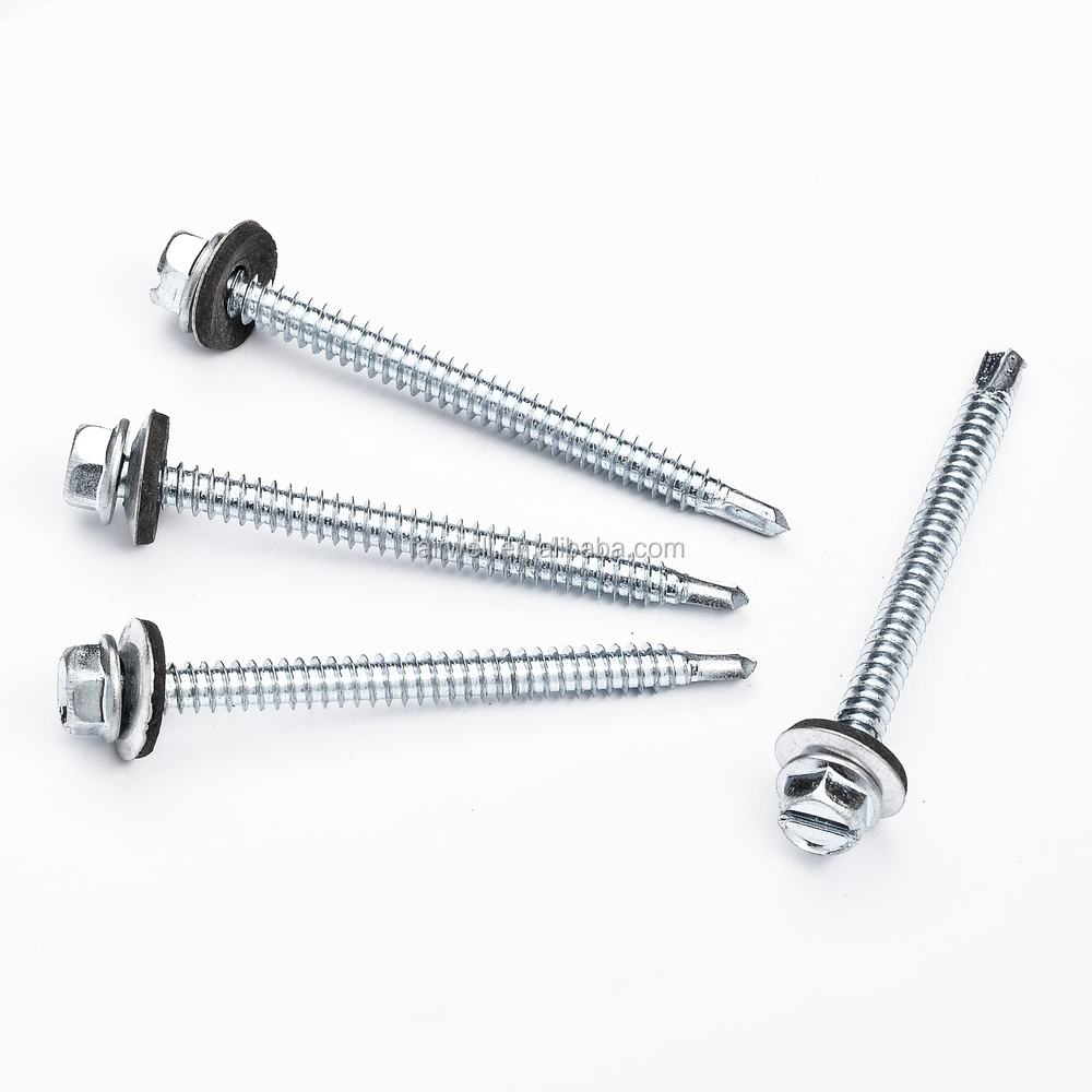 Factory Low Price Galvanized Roofing Screw With Washer Rubber Buy