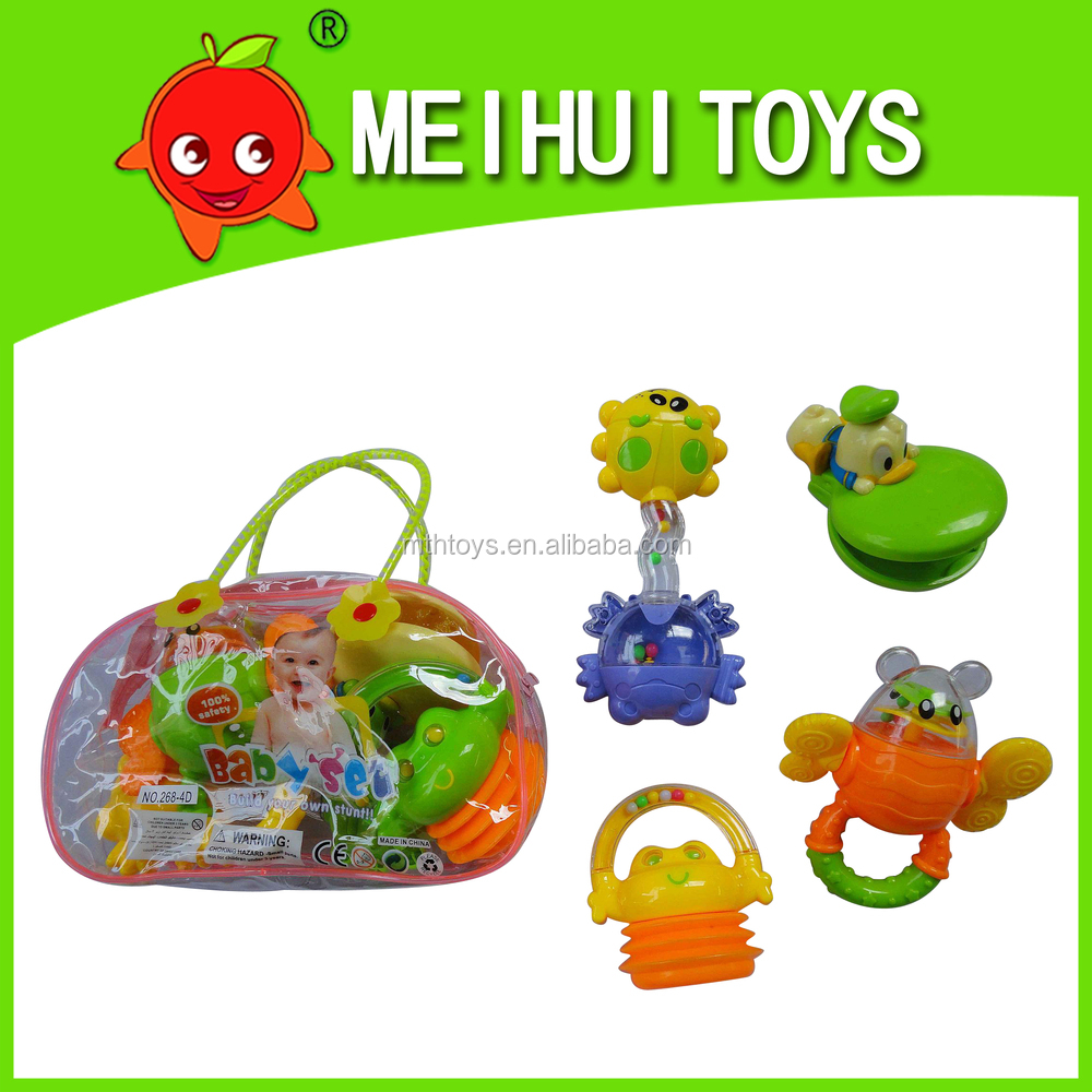 エコ- フレンドリーなプラスチックベビーラトル赤ちゃんのおもちゃ、 プラスチックのおもちゃ問屋・仕入れ・卸・卸売り
