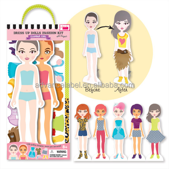 diy magnetic paper dolls diy sticker paper craft kit voguish fashion magnetic diy magnetic paper dolls diy sticker paper craft kit voguish fashion magnetic