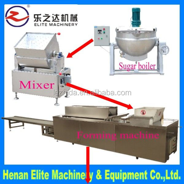 Multi-function healthy snack perfect cutting chocolate cereal bar line