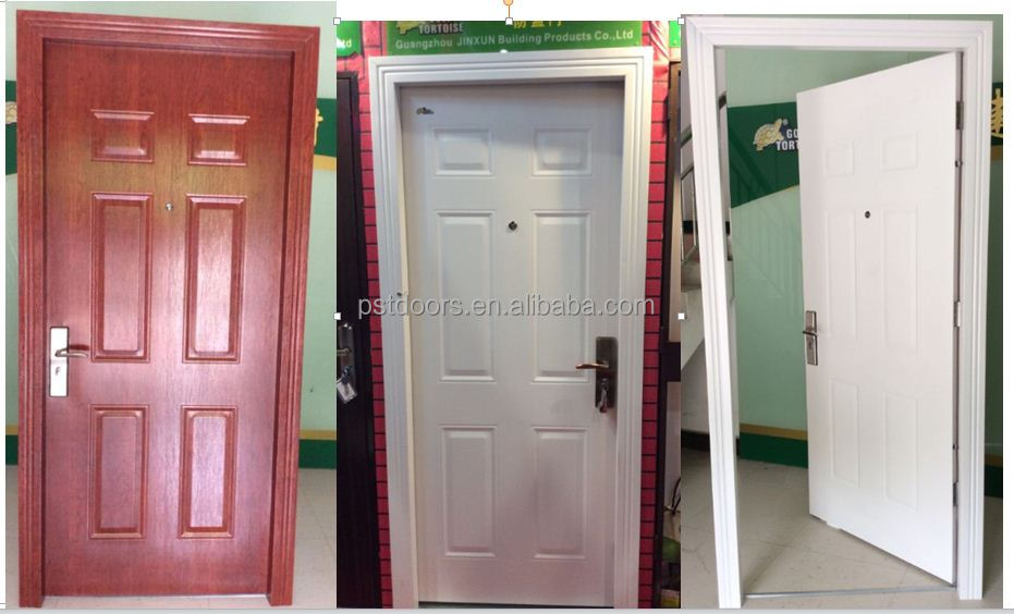 Source Lowest Price 6 Panel American Steel Door With Knock Down
