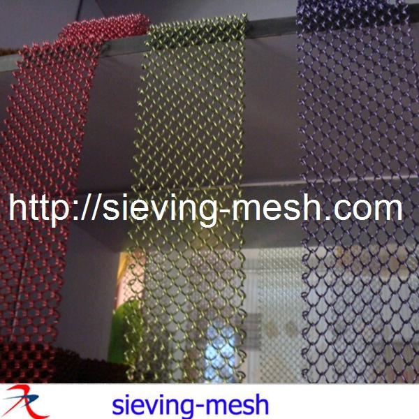 金属装飾的なワイヤーメッシュ316/装飾的なワイヤーメッシュキャビネット用/チェーンリンクのカーテン 問屋・仕入れ・卸・卸売り