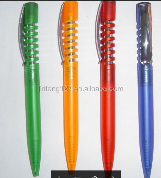 cheap print logo plastic disposable ballpoint pen