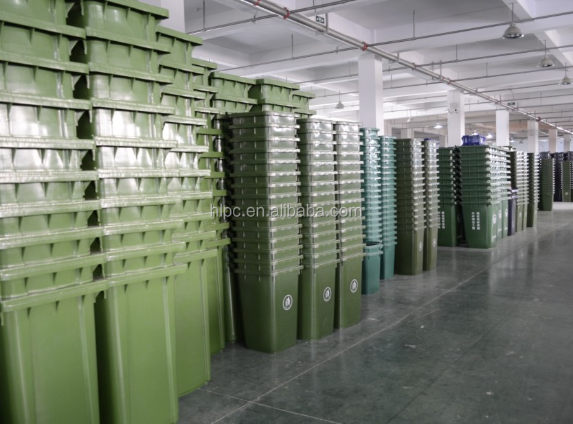 660l Warehouse Plastic Storage Bins/industrial Plastic Bins With Wheels