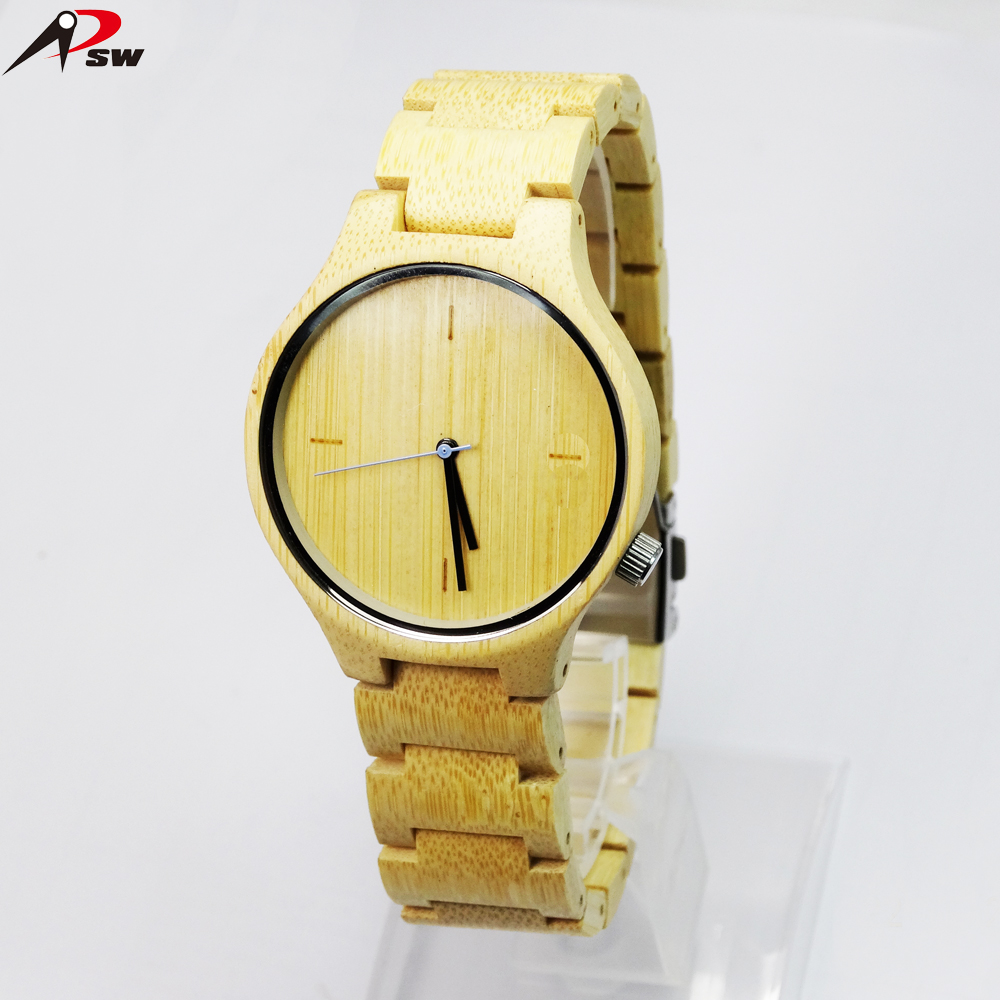 New design bamboo wood watch color optional Miyota 2035 movementt watches