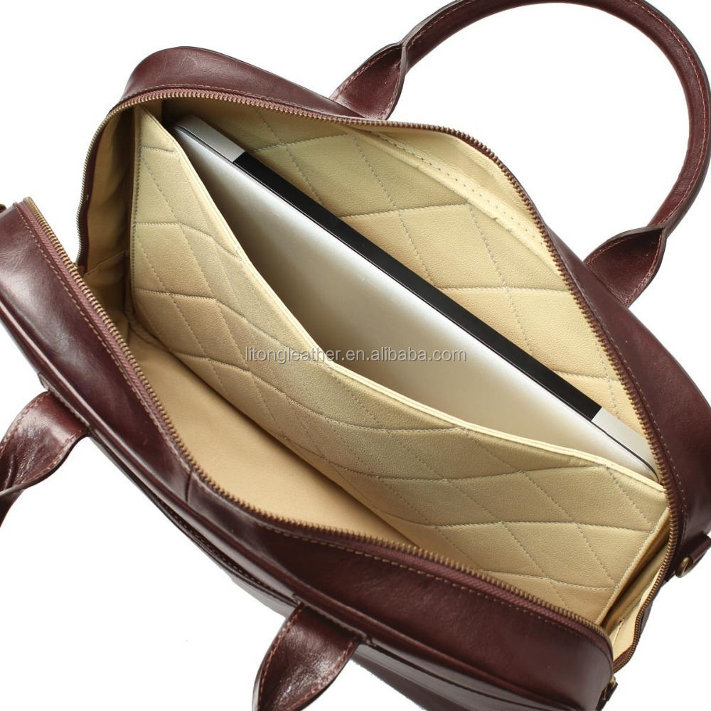 italian high quality leather briercase,executive briefcase