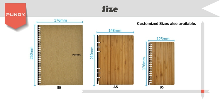 notebook sizes