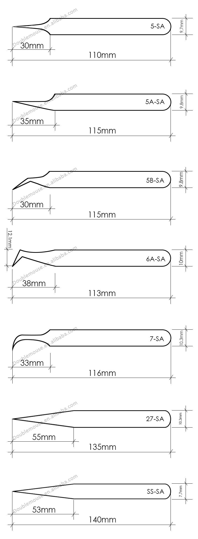 ヴェトス5-SAハイグレード品質ステンレス鋼ピンセット 問屋・仕入れ・卸・卸売り