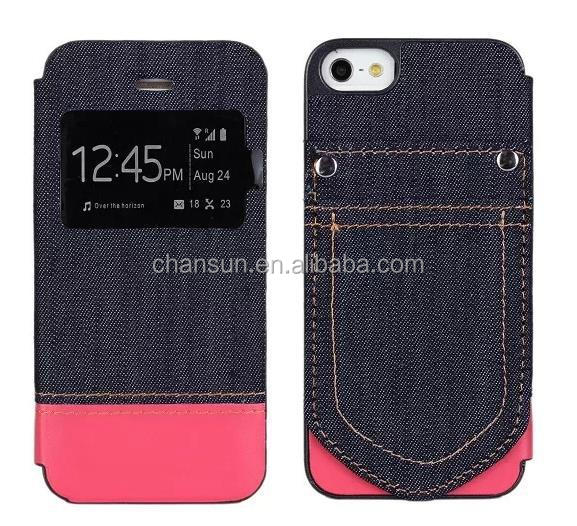 China product jean cell phone case pu leather case for iphone16.jpg