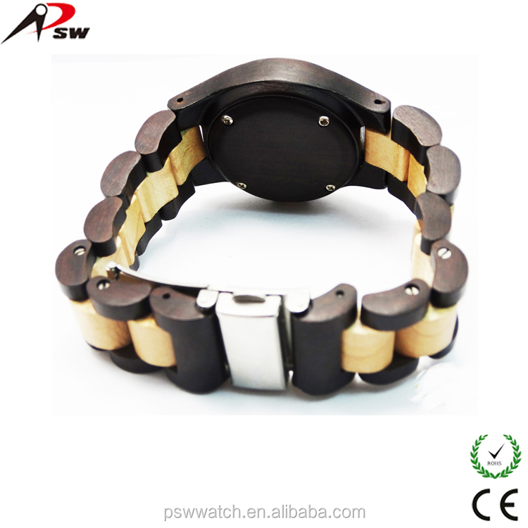 wood watches 2015 customized Japan quartz fashion wood watch