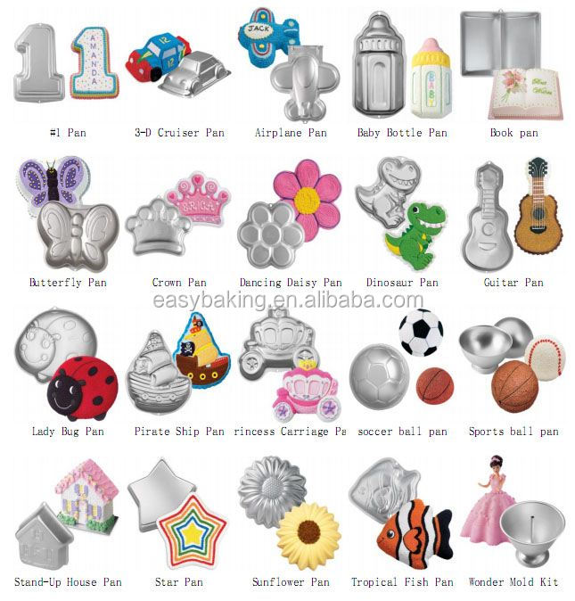 Wholesale custom any number aluminum mold cookie cutter metal cake pan for cake decorating