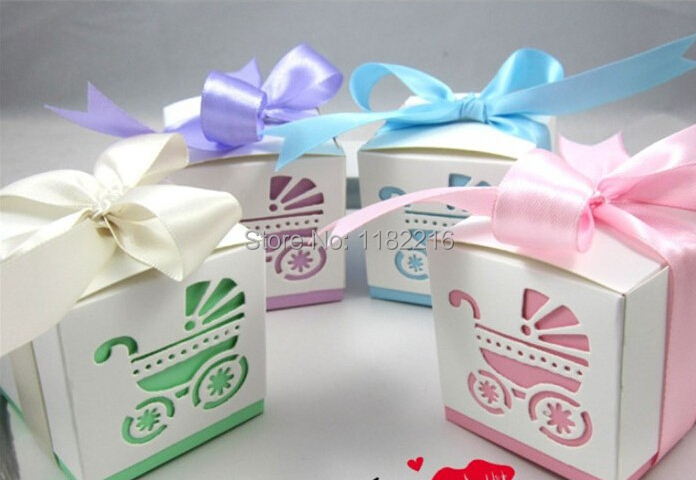 baby girl announcement sweet boxes