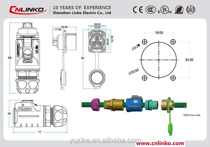 alibabaの赤cnl<em></em>inkoタッチからご提供いただいたメスホース圧着コネクタを使用仕入れ・メーカー・工場