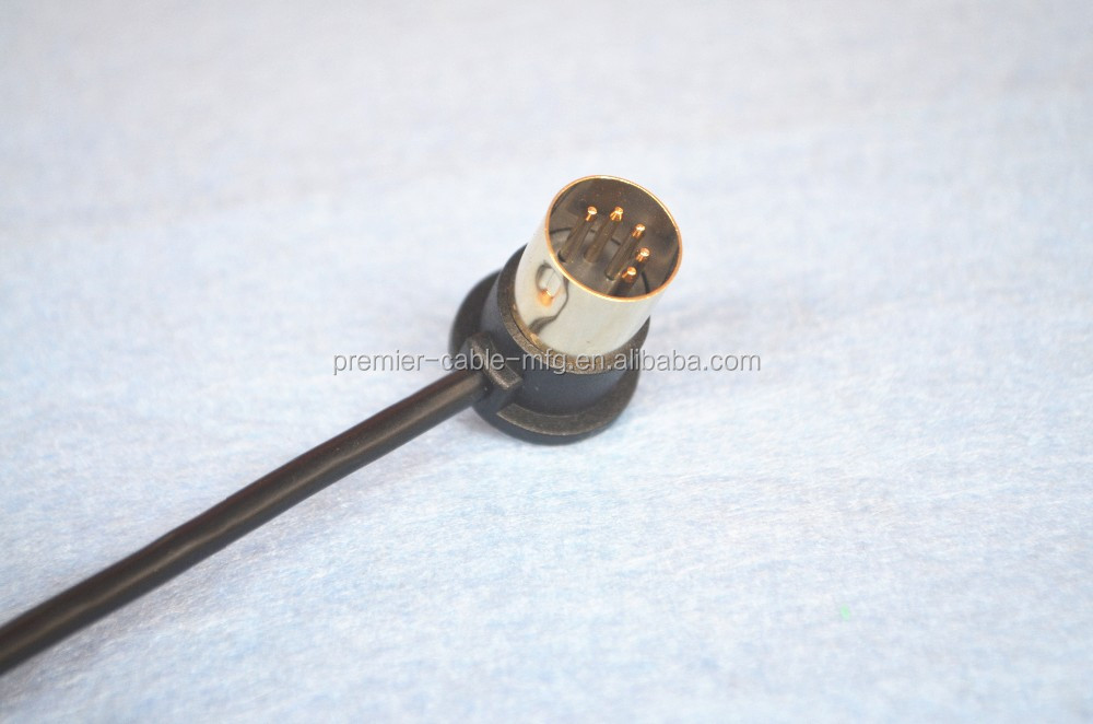 Midi Cable 5 Pin Din Shielded Lead Right Angled Connectors Computer