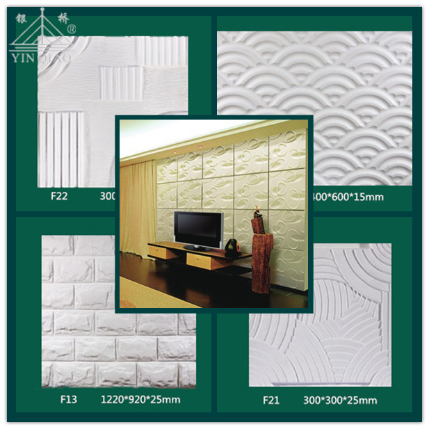 China Manufacturer Home Decor material Top quality waves design GRG 3D Wall Panel問屋・仕入れ・卸・卸売り