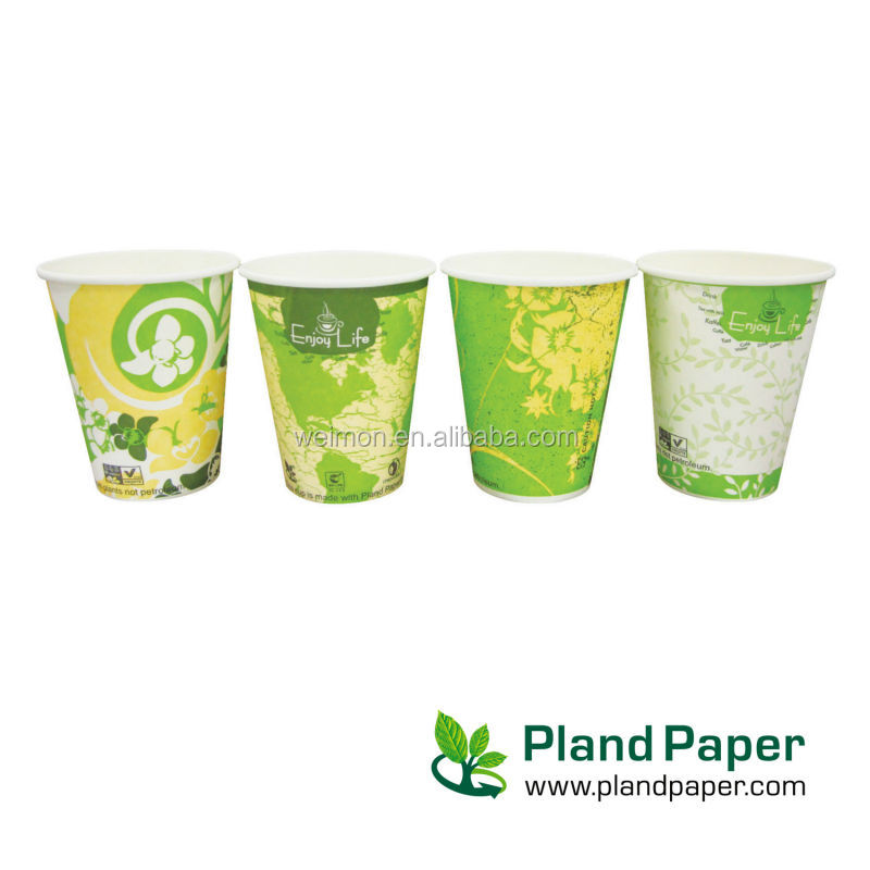 8oz PE Paper Wholesale Party Disposable Plastic Bubble Tea Cup,Taiwan