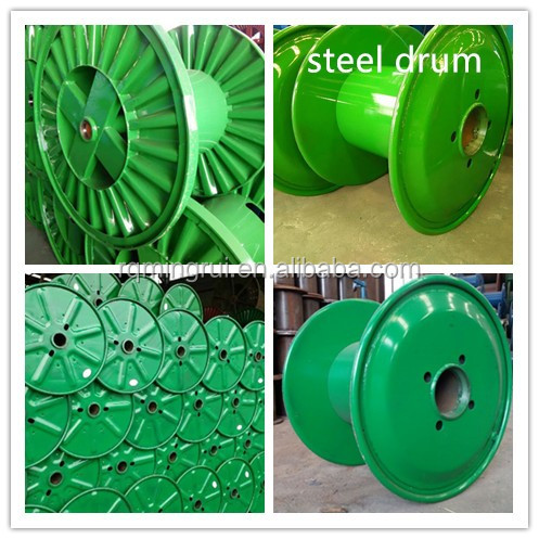 spools wooden cable