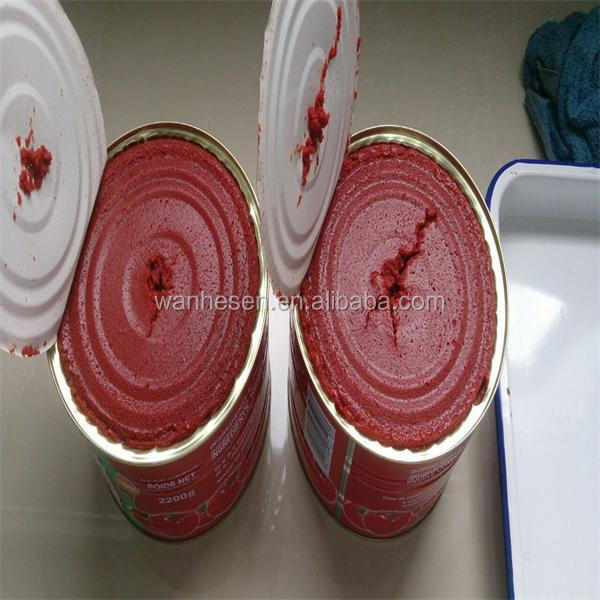 Free to your own brand name!400g organic canned tomato paste with cheap price