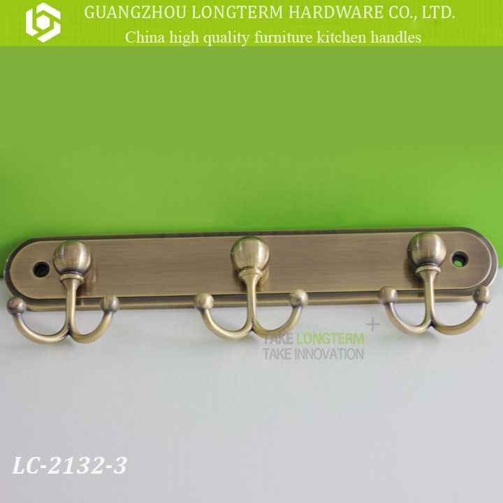 中国の有名なブランド亜鉛合金装飾的なアンティーク真鍮のコートフック仕入れ・メーカー・工場