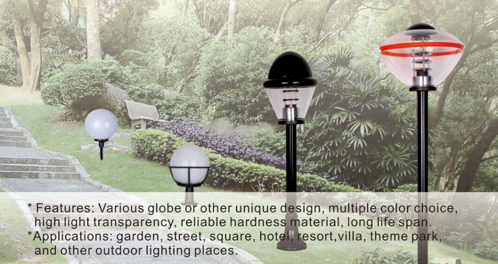 Outdoor/indoor Modern Solar Energy Plastic Round Ball Lamp Shade Buy