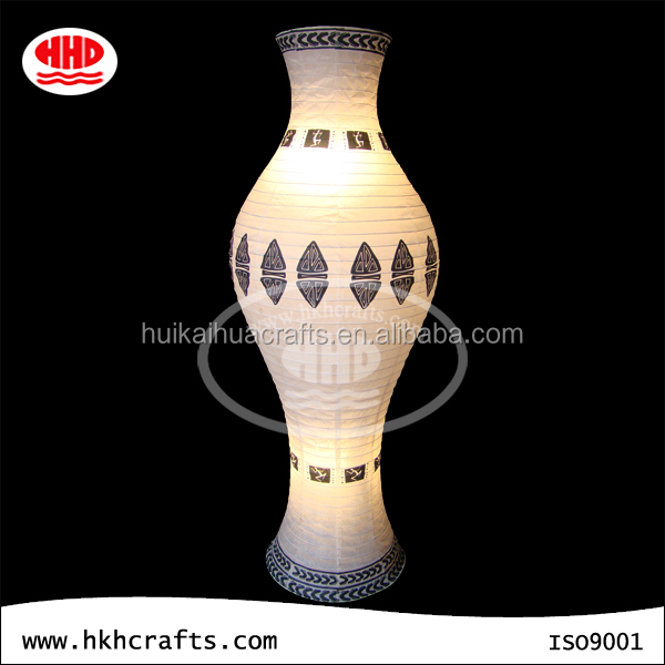 Shade of floor lamps made of rice paper material