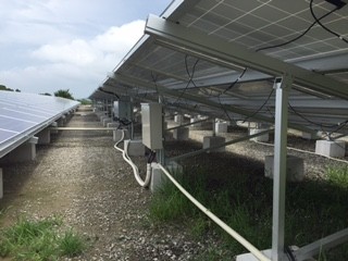 Scaffalature solari a terra da 100KW