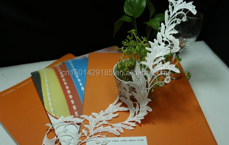 韓国スタイルの衣服アクセサリーポリエステル刺繍の花のレース問屋・仕入れ・卸・卸売り