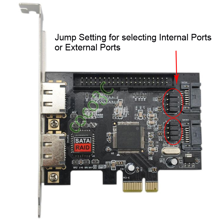 PCI-e dual SATA eSATA  IDE card JMB363 Port Multiplier.jpg