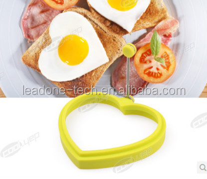 DGCCRF colorful silicone egg cooker mold various styles round shape