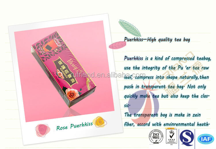 Cool and refreshing healthy compressed rose tea
