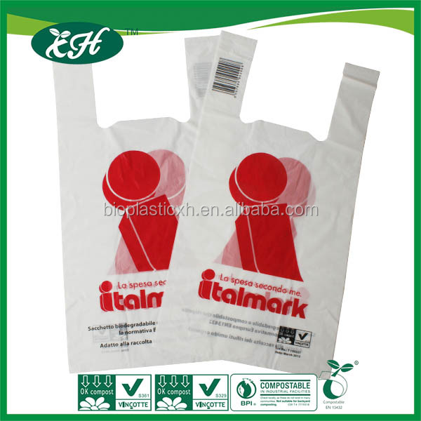 Corn starch based on biodegradable vestt bag with high quality