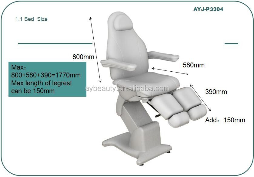 AYJ-P3004 eletriヒーター美容ベッドチェア/マニキュア椅子ネイルサロン家具/サロンチェア価格仕入れ・メーカー・工場