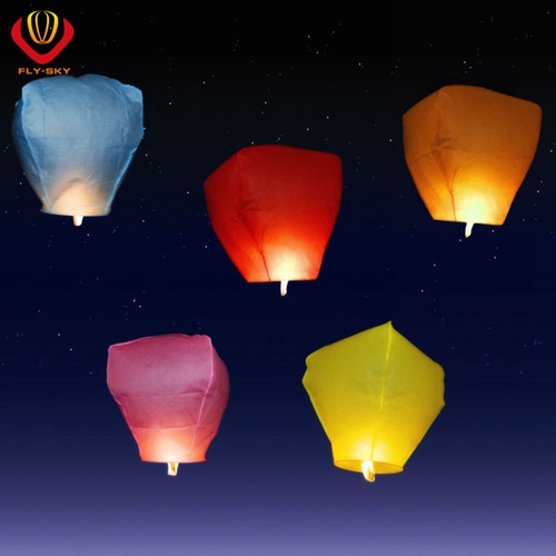 new style flying wishing light sky lanterns with different shape, View
