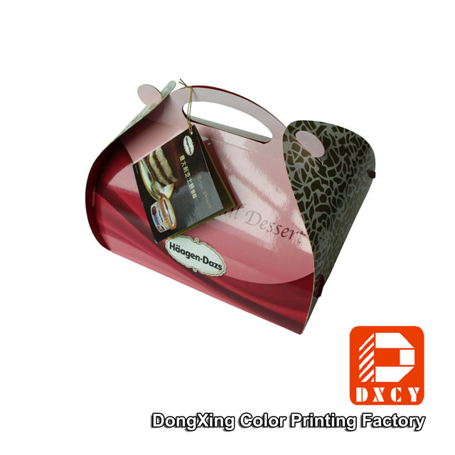 Glossy lamination sturdy corrugated wedding cake box