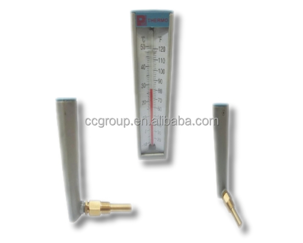 6.5inch Straight Or Angle Type Red Liquid Thermometer - Buy 6.5