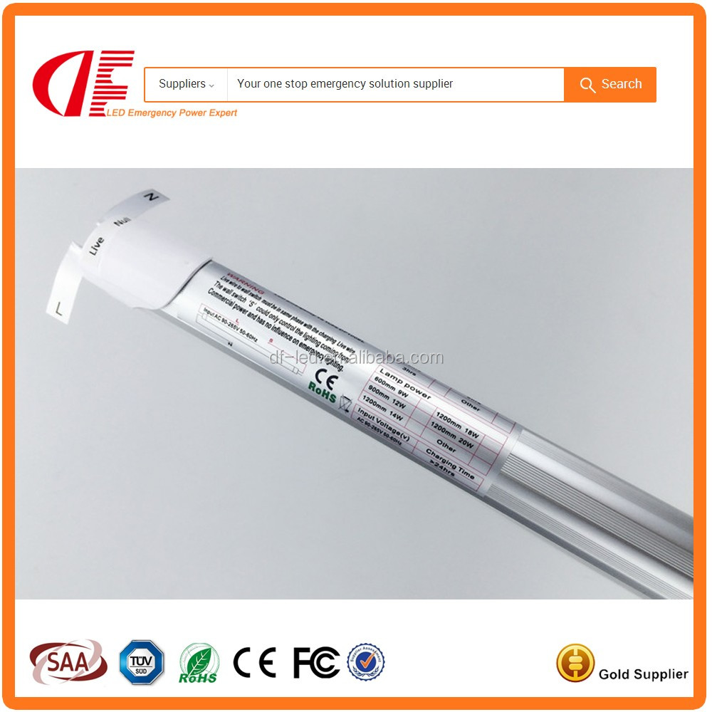 Df Emergency Led Tube T Light Build In Inverter And Battery New Design