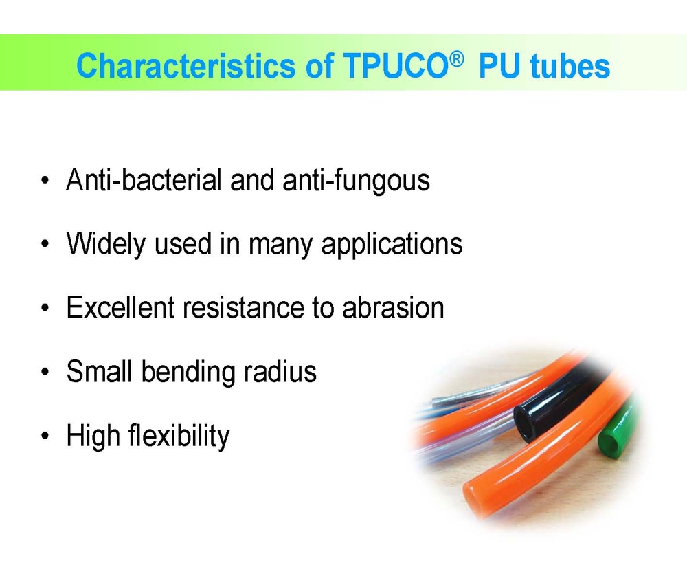 Tpuco小さな曲げ半径二重層pu配管(二層)。仕入れ・メーカー・工場