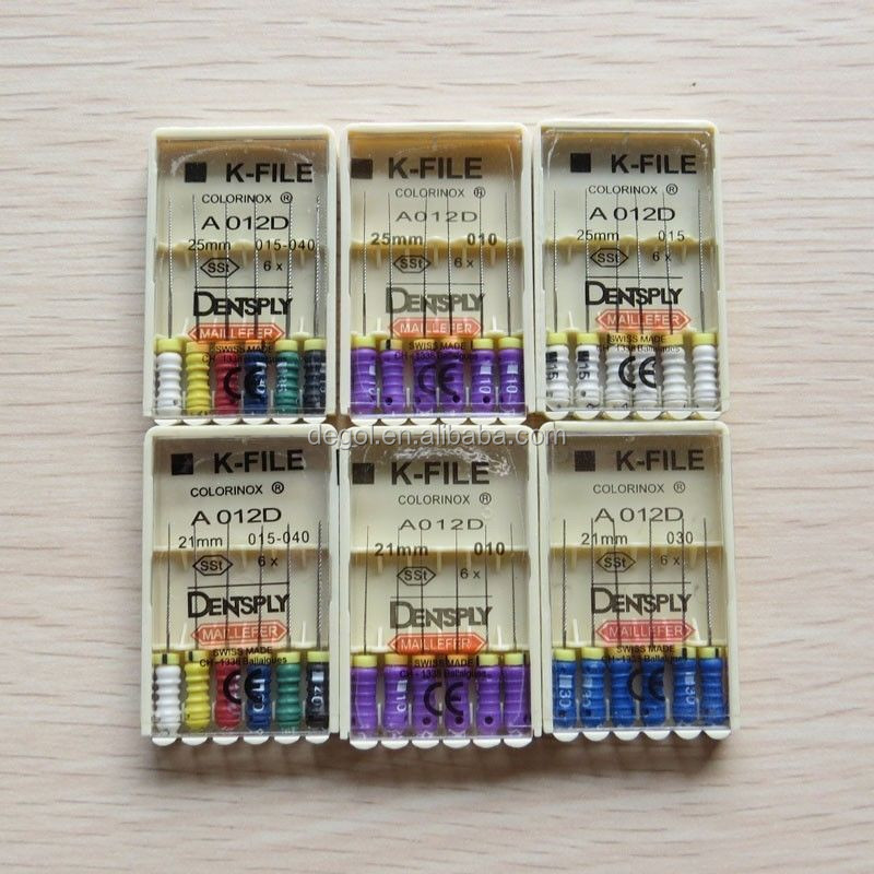 熱い販売の歯科dentsply歯科k個根管ファイル仕入れ・メーカー・工場
