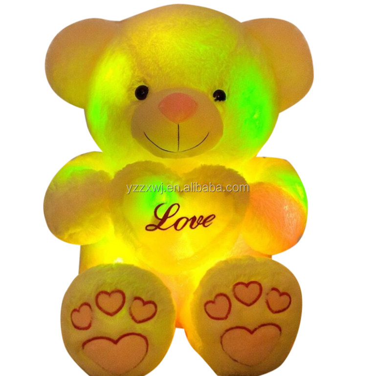 teddy bear with flashlight 90's toy