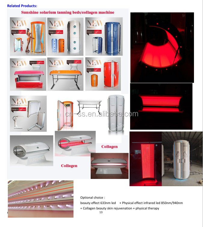 Collagen tanning bed