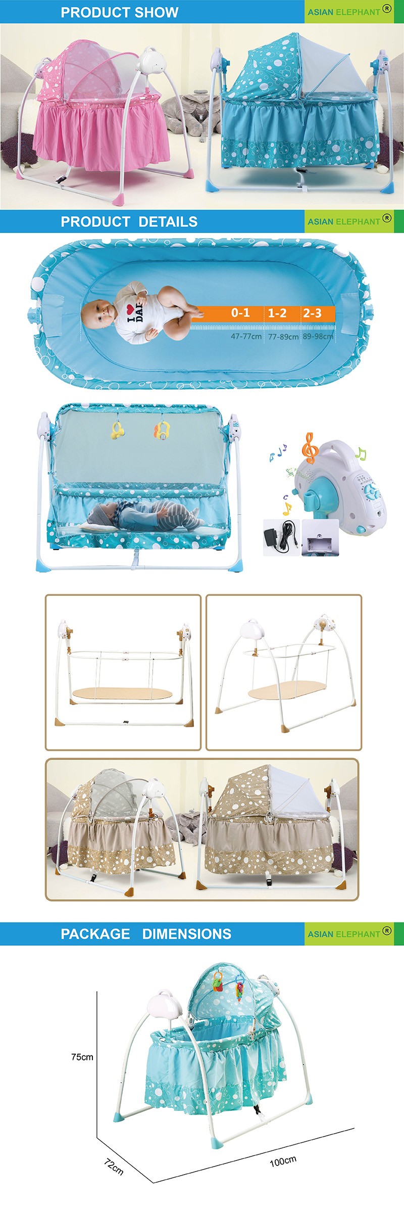 Baby Bed Parts For 2017 New Crib Newborn Baby Bed With Fisher Price